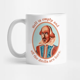 William Shakespeare Portrait and Quote Mug